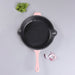BergHOFF Neo 2pc Cast Iron 10" Fry Pan & 11" Grill Pan Cookware Set, Pink - Griddles & Grill Pans