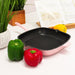 BergHOFF Neo 2pc Cast Iron 10" Fry Pan & 11" Grill Pan Cookware Set, Pink - Griddles & Grill Pans