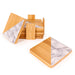 BergHOFF Bamboo 7pc Two-Tone Bamboo Coaster Set, Square - Kitchen Utensil Sets