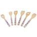 BergHOFF Patterned Bamboo 6Pc Utensil Set, Blue - Kitchen Utensil Sets
