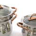 BergHOFF Ouro Gold 16Pc 18/10 Stainless Steel Cookware Set with Glass Lids - Cookware Sets