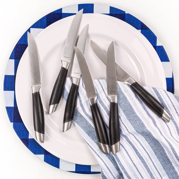 BergHOFF Essentials Geminis 12Pc Stainless Steel Steak Knife Set, 4.75" - Kitchen Knives