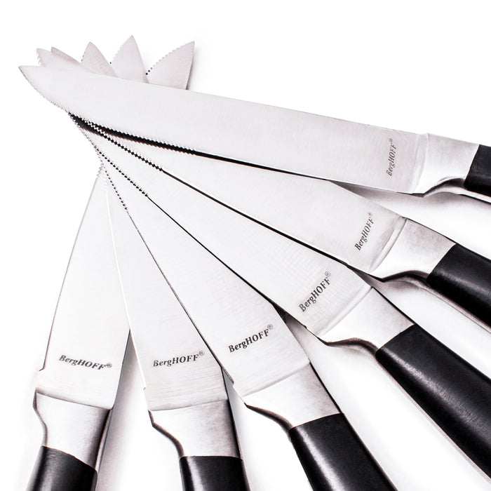 BergHOFF Essentials Geminis 12Pc Stainless Steel Steak Knife Set, 4.75" - Kitchen Knives