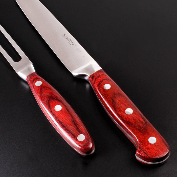 BergHOFF Pakka Wood 6pc Carving Prep and Turkey Baster Set - Kitchen Knives