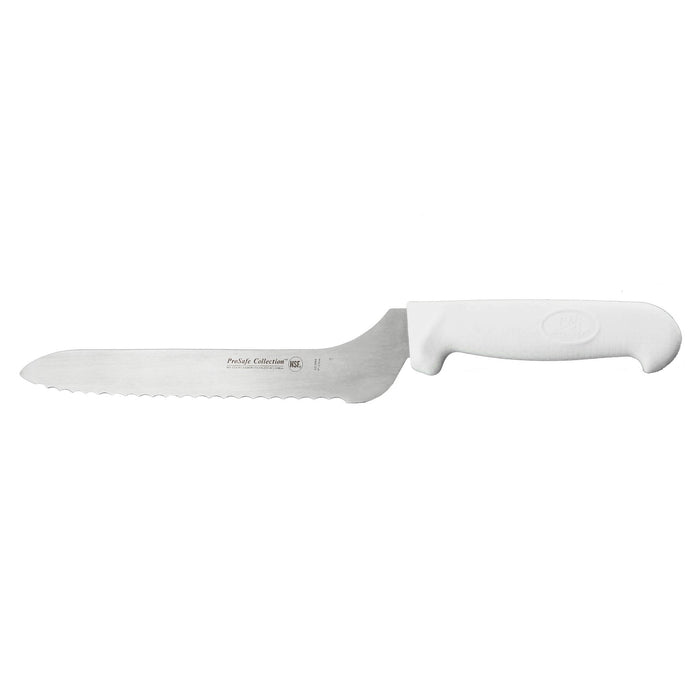 BergHOFF Ergonomic 9" Stainless Steel Scalloped Offset Bread Knife - Kitchen Knives