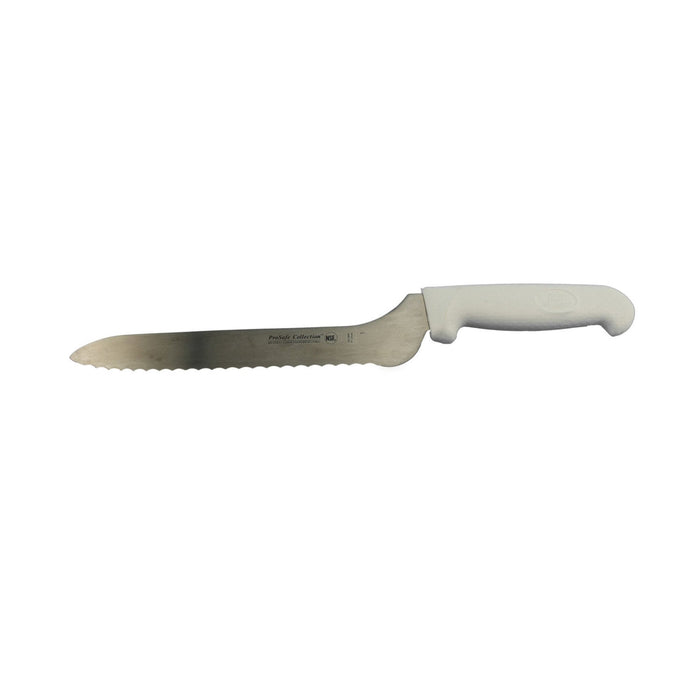 BergHOFF Ergonomic 9" Stainless Steel Scalloped Offset Bread Knife - Kitchen Knives