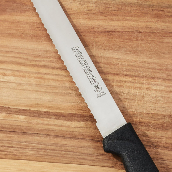 BergHOFF Essentials Stainless Steel Serrated Utility Knife, 8" - Kitchen Slicers