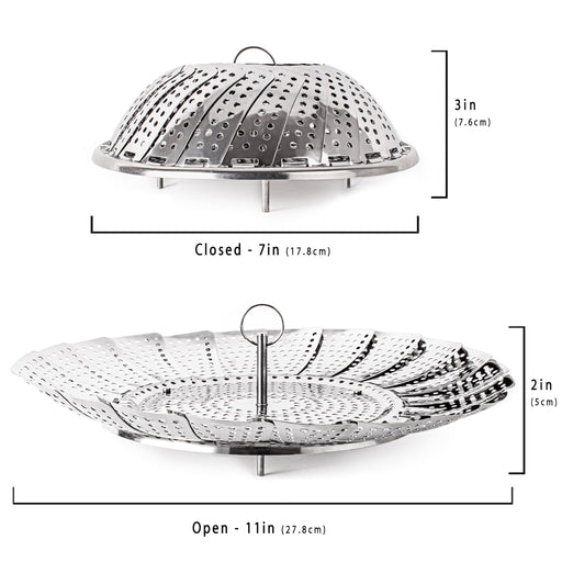 BergHOFF Stainless Steel 12" Steamer Basket - Food Steamers