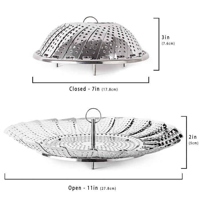 BergHOFF Stainless Steel 12" Steamer Basket - Food Steamers