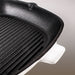 BergHOFF Neo Cast Iron Square Grill Pan 11", White - Griddles & Grill Pans