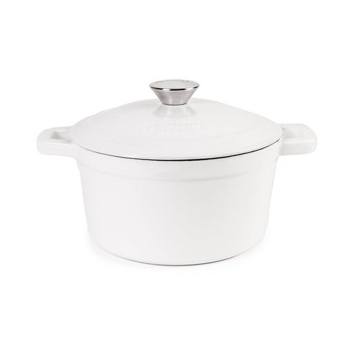 BergHOFF Neo Cast Iron 3qt. Round Dutch Oven 8" with Lid, White - Dutch Ovens
