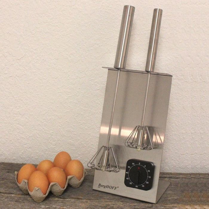 BergHOFF Essentials 3Pc 18/10 Stainless Steel Whisk Set - Kitchen Utensil Sets