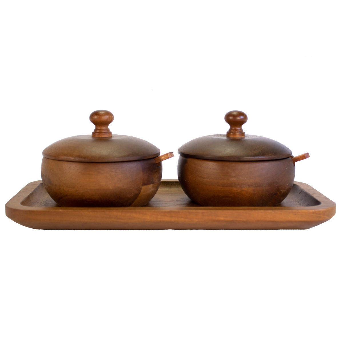 Acacia Wooden Spice Jar Set — BergHOFF