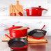 BergHOFF Neo 9pc Cast Iron Cookware Set, Red - Cookware Sets