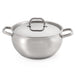 BergHOFF Belly Shape 18/10 Stainless Steel 9.5" Stock Pot with SS Lid, 5.5qt. - Stock Pots