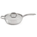 BergHOFF Belly Shape 18/10 Stainless Steel 9.5" Deep Skillet with SS Lid, 3.2qt. - Skillets & Frying Pans