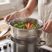 BergHOFF Belly Shape 18/10 Stainless Steel 9.5" Steamer - Steamer Baskets