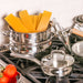 BergHOFF Belly Shape 18/10 Stainless Steel 9.5" Steamer - Steamer Baskets