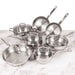 BergHOFF Belly Shape 12pc 18/10 Stainless Steel Cookware Set, Glass Lids - Cookware Sets