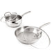 Image 7 of BergHOFF Belly Shape 12pc 18/10 Stainless Steel Cookware Set, Glass Lids