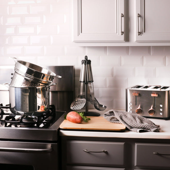 BergHOFF Professional 13pc Tri-Ply 18/10 Stainless Steel Cookware Set with SS Lids - Cookware Sets