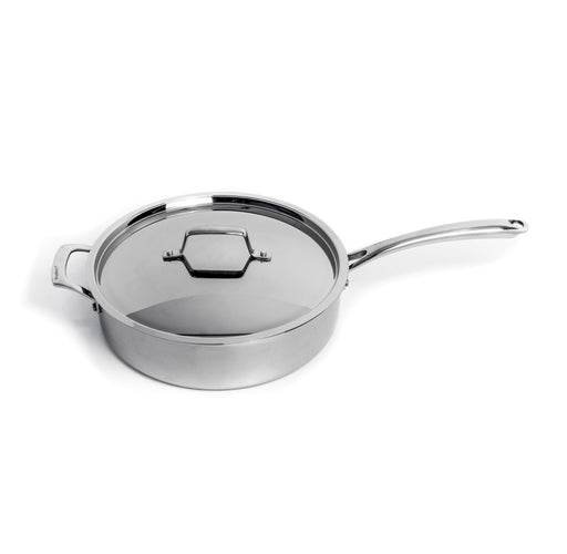 BergHOFF Professional Tri-Ply 18/10 Stainless Steel 11" Sauté Pan with SS Lid, 4.5qt. - Sauté Pans