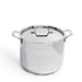 BergHOFF Professional Tri-Ply 18/10 Stainless Steel 9.5" Stockpot with SS Lid, 8qt. - Stock Pots