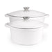 BergHOFF Neo 4pc Cast Iron Cookware Set, 3qt. & 7qt., White - Cookware Sets