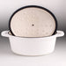 BergHOFF Neo 5pc Cast Iron Oval Dutch Oven Set with 10" Fry Pan, 5qt. & 8qt., White - Cookware Sets