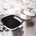 BergHOFF Neo 3pc Cast Iron Cookware Set, Grill Pan & Round Dutch Oven, White - Cookware Sets
