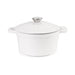BergHOFF Neo 3pc Cast Iron Cookware Set, Grill Pan & Round Dutch Oven, White - Cookware Sets