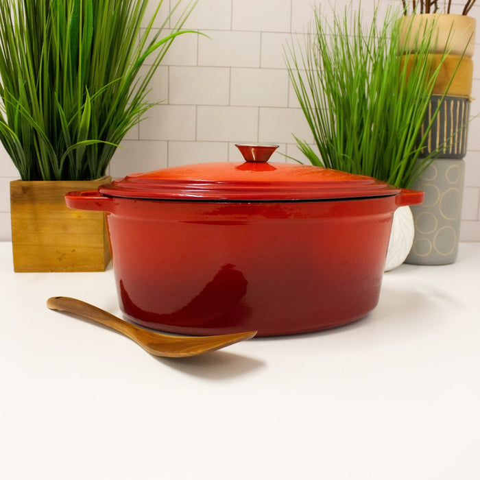 BergHOFF Neo 10pc Cast Iron Cookware Set, Red - Cookware Sets