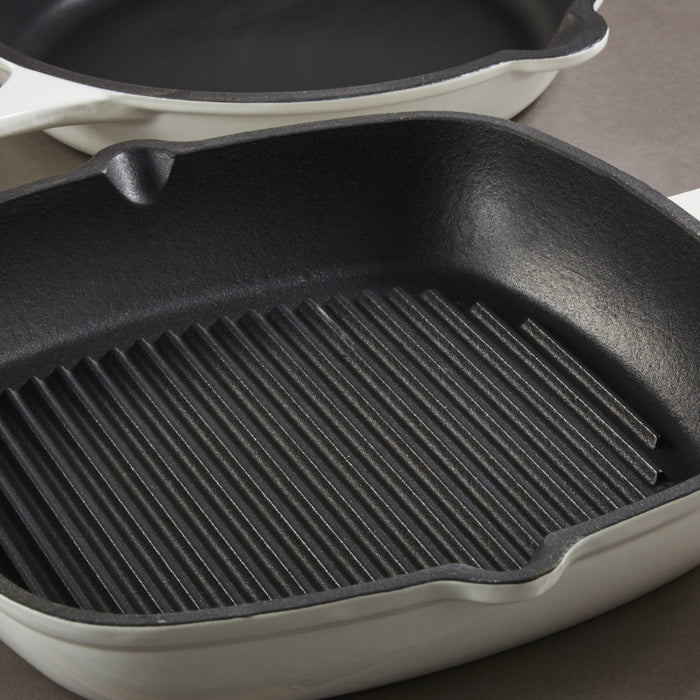 BergHOFF Neo 10pc Cast Iron Cookware Set, White - Cookware Sets