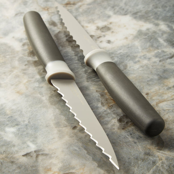 BergHOFF Leo 12pc Stainless Steel Serrated Steak Knives 4.5" - Kitchen Knives