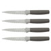 BergHOFF Leo 12pc Stainless Steel Serrated Steak Knives 4.5" - Kitchen Knives