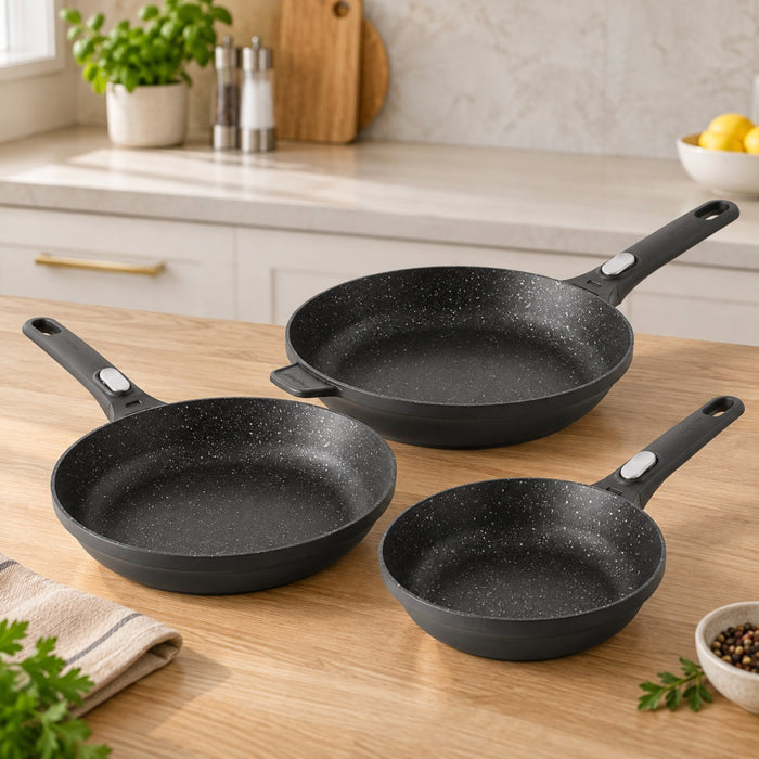 BergHOFF GEM 3Pc Nonstick Cast Aluminum Fry Pan Set - Skillets & Frying Pans