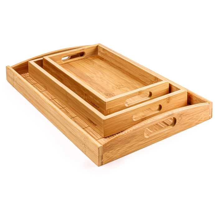 BergHOFF Bamboo 3Pc Serving Tray Set - Serving Trays