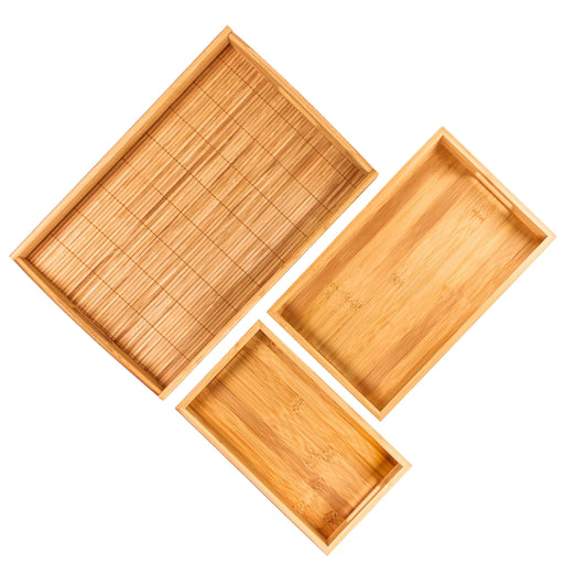BergHOFF Bamboo 3Pc Serving Tray Set - Serving Trays