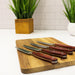 BergHOFF Pakka Wood 7pc Stainless Steel Steak & Carving Knife Set - Kitchen Knives