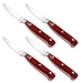 BergHOFF Pakka Wood 7pc Stainless Steel Steak & Carving Knife Set - Kitchen Knives