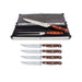 BergHOFF Pakka Wood 7pc Stainless Steel Steak & Carving Knife Set - Kitchen Knives