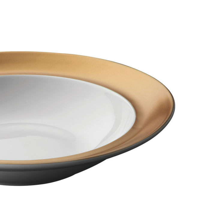 BergHOFF GEM Porcelain 6Pc Dinnerware Place Setting, White & Gold - Dinnerware Sets
