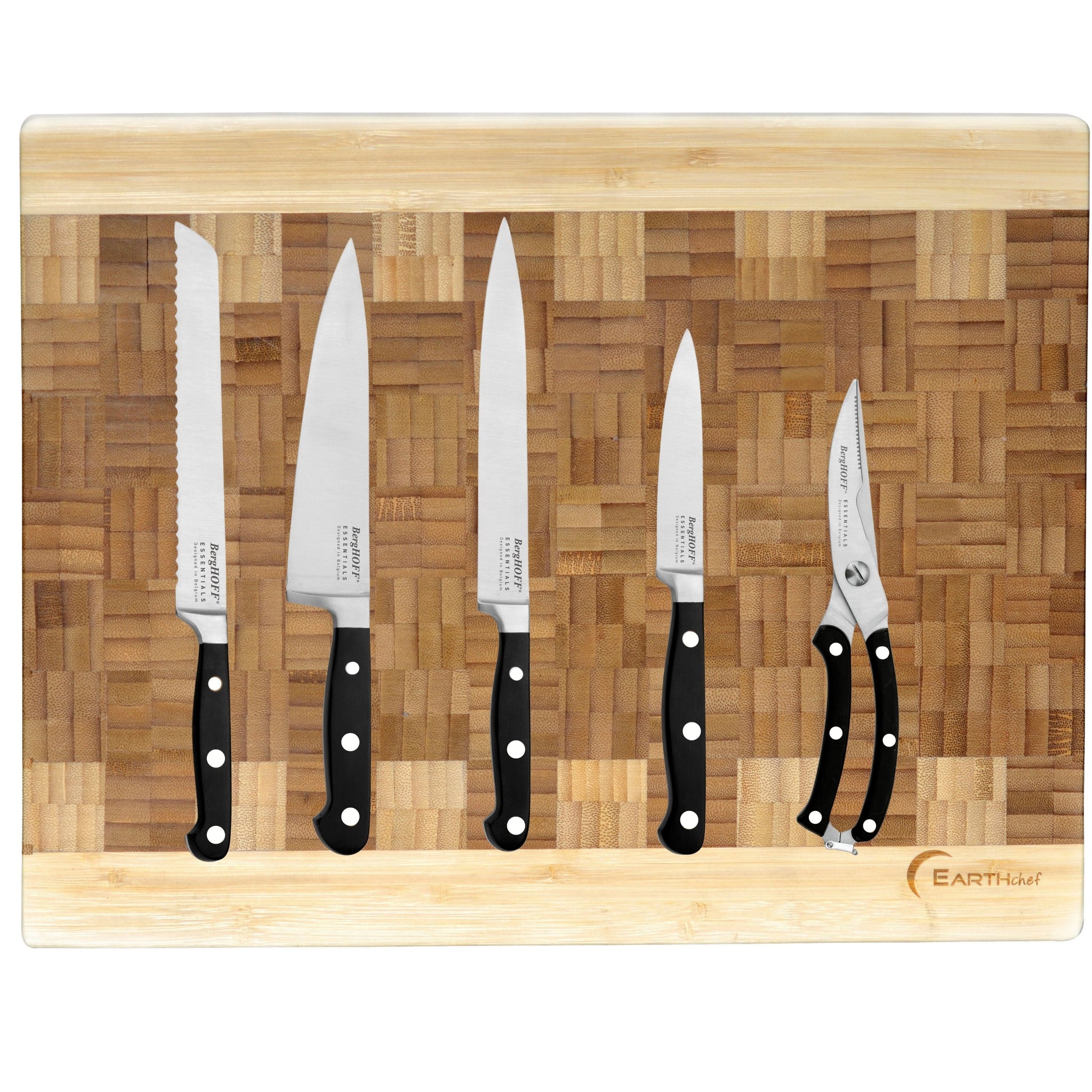 BergHOFF Pakka Wood 6pc Carving Prep and Turkey Baster Set main image 0