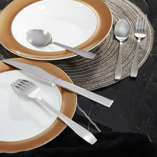 BergHOFF Essentials 20Pc 18/10 Stainless Steel Flatware Set, Matte - Flatware Sets