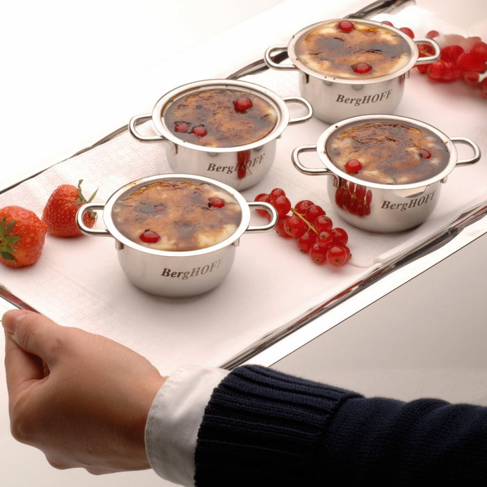 BergHOFF 18/10 Stainless Steel 2.5" Mini Pots, Set of 4 - Bowls