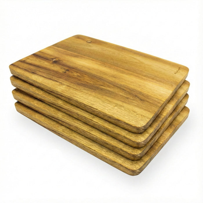 BergHOFF 4pc Acacia Wood Trays - Cutting Boards