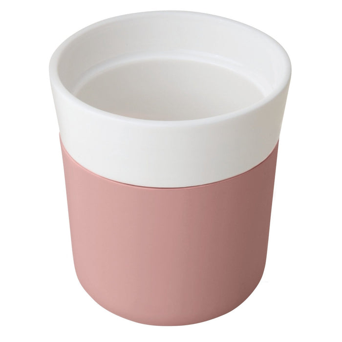 BergHOFF Leo 8.4oz. Porcelain Travel Mug, Pink, Set of 2 - Mugs