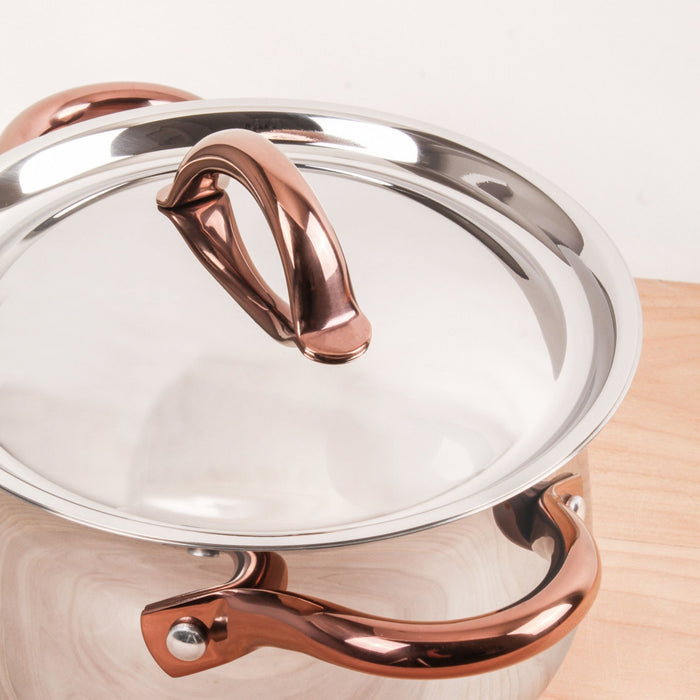 BergHOFF Ouro Gold 18/10 Stainless Steel 9.5" Stockpot with SS Lid, 8.1qt - Dutch Ovens