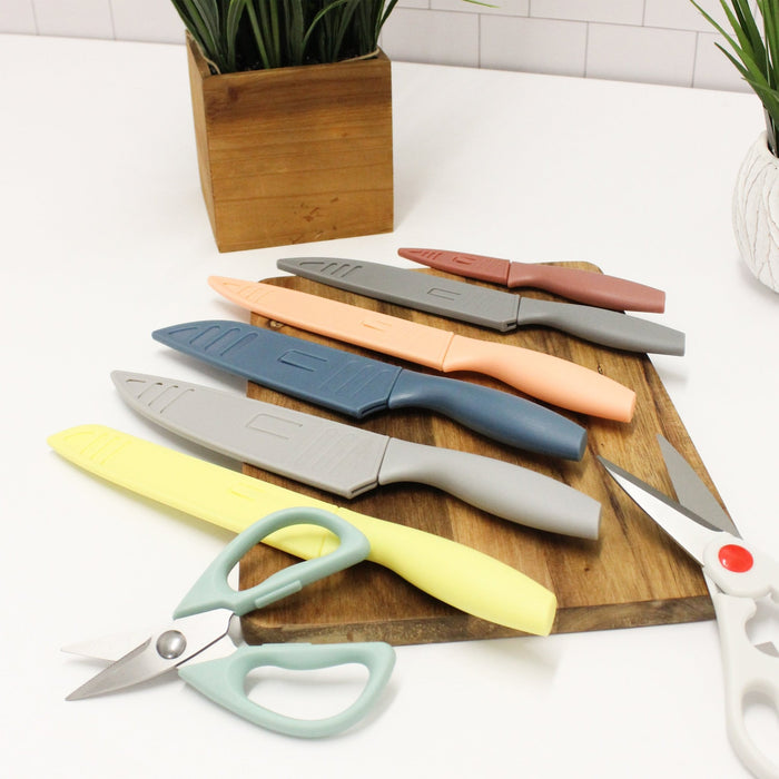 BergHOFF 15pc Nonstick Stainless Steel Kitchen Knife Set, Multicolor - Kitchen Knives
