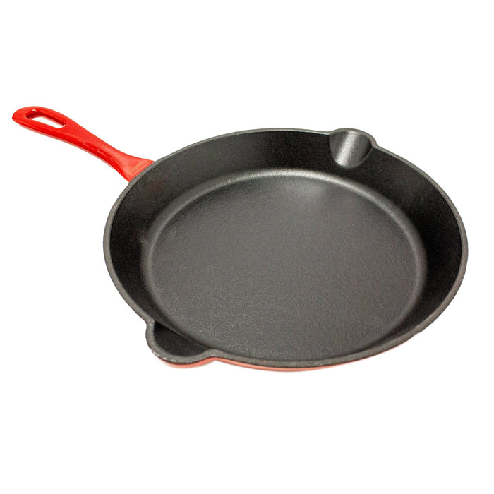 BergHOFF Neo 2pc Cast Iron 10" Fry and Grill Pan Cookware Set, Red - Skillets & Frying Pans